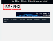 Tablet Screenshot of campusgamefest.org